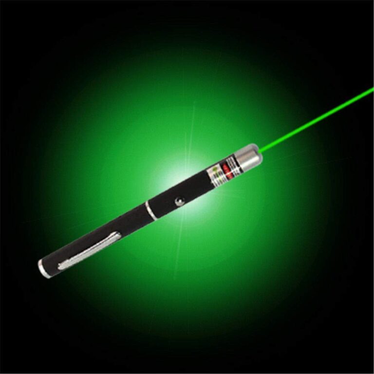 EXSESON Green Multipurpose Laser Light Disco Pointer Pen Lazer Beam with  Adjustable Antena Cap to Change Project Design for Presentation :  : Office Products